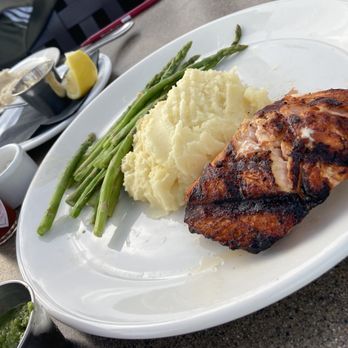 Parkers' Lighthouse - Mesquite Grilled Salmon - Seafood Near Me - Long Beach, California