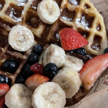 Big Bad Breakfast - Memphis - Belgian Waffle with Bananas $11.25 - New American Near Me - Memphis, Tennessee Big Bad Breakfast - Memphis - Belgian Waffle with Bananas $11.25 - New American Near Me - Memphis, Tennessee