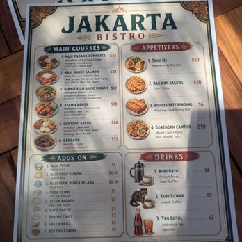 Jakarta Bistro - A focused menu to launch the business. - Indonesian Near Me - Portland, Oregon