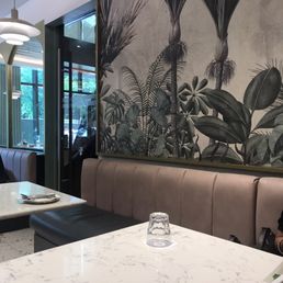 Interior of restaurant