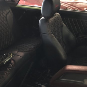 AutoMat Custom & Restoration - Driver's seat mocked up for size - Car Stereo Installation Near Me - Hicksville, New York