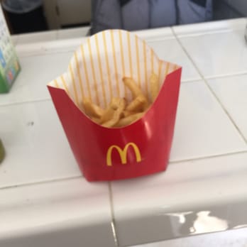 McDonald's - This was my medium fry when I got home from this McDonald's :( might as week ordered extra small - Burgers Near Me - Chula Vista, California McDonald's - This was my medium fry when I got home from this McDonald's :( might as week ordered extra small - Burgers Near Me - Chula Vista, California