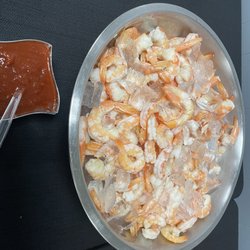 Emerald Coast Crab Company - Steamed and peeled shrimp