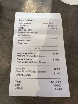 Menu photo 1 Philz Coffee Chicago, IL Menu photo 1 Philz Coffee Chicago, IL