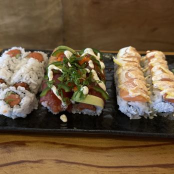 Sushi Konami - Spicy Tuna*, Red Head* (I think), Salmon Run* - Japanese Near Me - Auburn, Washington Sushi Konami - Spicy Tuna*, Red Head* (I think), Salmon Run* - Japanese Near Me - Auburn, Washington