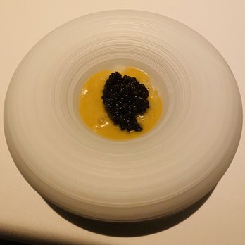 Addison - Caviar and egg on top of sticky rice - New American Near Me - San Diego, California