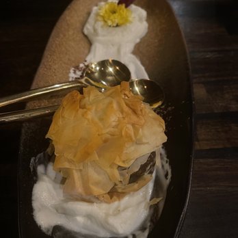 Pachinko - Nutella Phyllo with a coconut sweet cream! - Japanese Near Me - Oklahoma City, Oklahoma Pachinko - Nutella Phyllo with a coconut sweet cream! - Japanese Near Me - Oklahoma City, Oklahoma