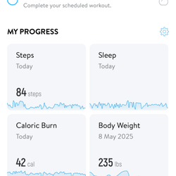 Bullfitness - What their app looks like. Everything is virtual but in person pricing with piss poor meal plans