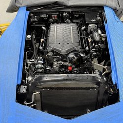 Car Culture Customs - BLACK 1973 CORVETTE STINGRAY WITH AN LS3 MOTOR AND WHIPPLE SUPERCHARGER
