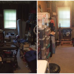 Storage room before/after Storage room before/after