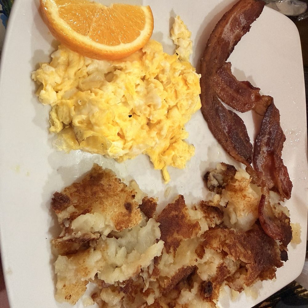 Addy’s Diner - 2 eggs, bacon and home fries-it also comes with toast but I'm gluten free - Diners Near Me - Cleveland, Ohio Addy’s Diner - 2 eggs, bacon and home fries-it also comes with toast but I'm gluten free - Diners Near Me - Cleveland, Ohio