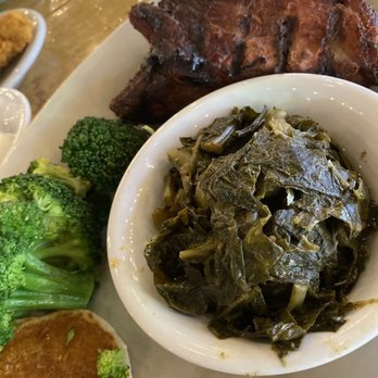 Puckett's Restaurant - Cherry Wood Smoked Baby Back Ribs - Dinner Collard Greens Steamed Broccoli Smashed Sweet Potatoes - Barbeque Near Me - Franklin, Tennessee Puckett's Restaurant - Cherry Wood Smoked Baby Back Ribs - Dinner Collard Greens Steamed Broccoli Smashed Sweet Potatoes - Barbeque Near Me - Franklin, Tennessee