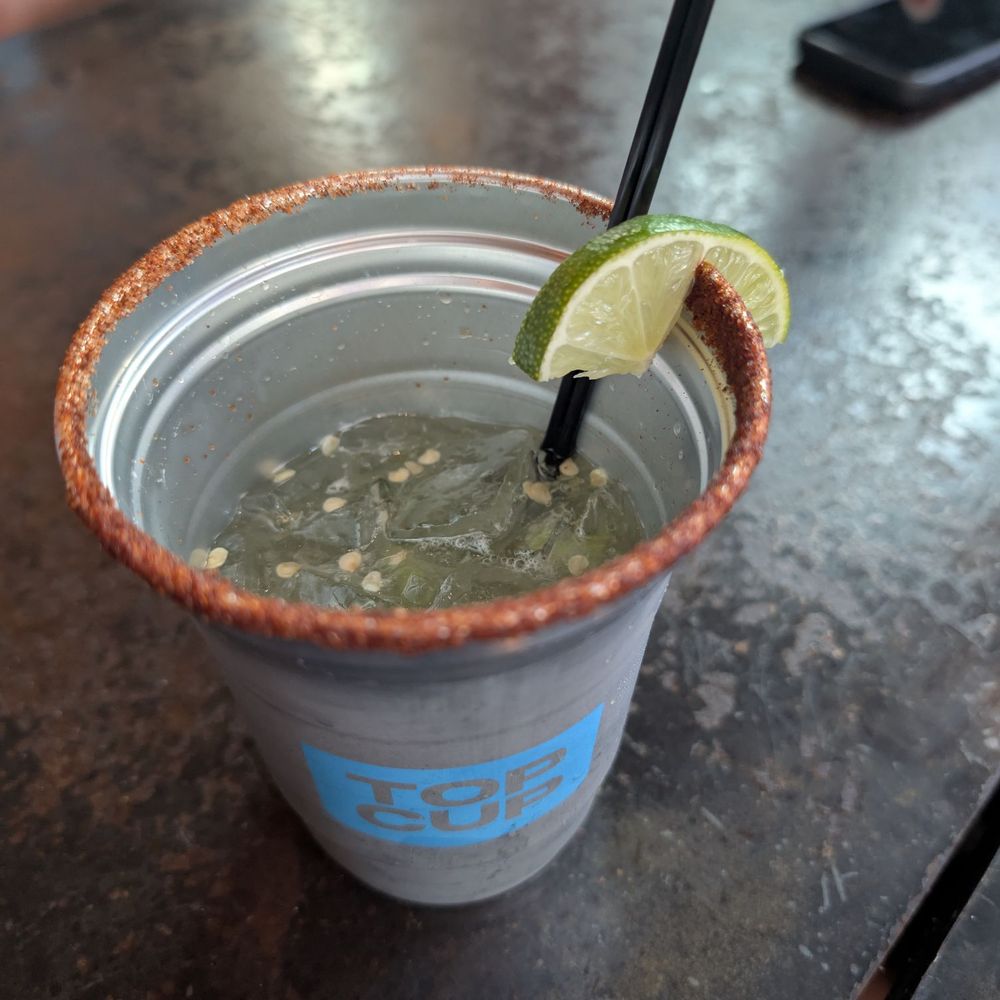 Todos - Possibly ran out of smaller cups? Still should fill the glass to the top, Not half empty. - Mexican Near Me - Oakland, California Todos - Possibly ran out of smaller cups? Still should fill the glass to the top, Not half empty. - Mexican Near Me - Oakland, California