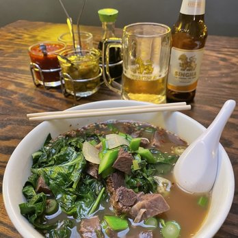 Melanee Thai - Thai Boat Noodle Soup and a Singha- living my best noodle life! - Thai Near Me - Los Angeles, California Melanee Thai - Thai Boat Noodle Soup and a Singha- living my best noodle life! - Thai Near Me - Los Angeles, California