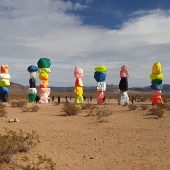 Seven Magic Mountains - Public Art Near Me - Las Vegas, Nevada