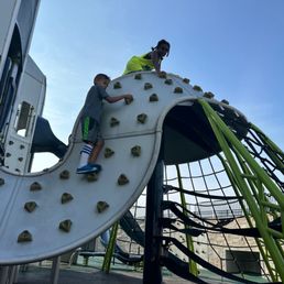Cool climbing structure. Cool climbing structure.