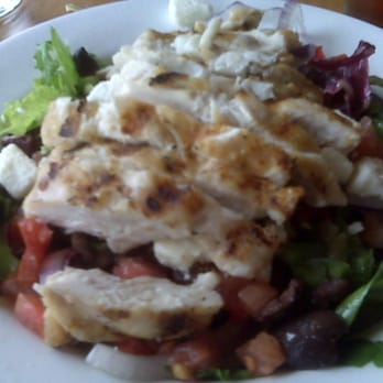 Greg's Grill - The Greek Salad with chicken added. - Steakhouses Near Me - Bend, Oregon