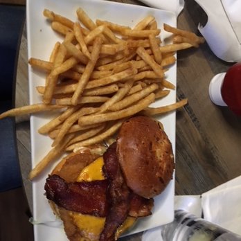Sparkies Kitchen & Bar - Ghostly Inferno Burger: nice warm heat without the on fire mouth. Perfect flavor. - American Near Me - Highland, Michigan Sparkies Kitchen & Bar - Ghostly Inferno Burger: nice warm heat without the on fire mouth. Perfect flavor. - American Near Me - Highland, Michigan