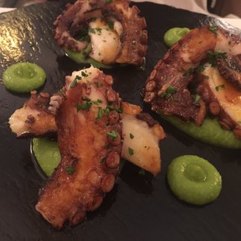 MaterMatuta - Grilled Octopus with Pea Purée - Seafood Near Me - Rome, RM