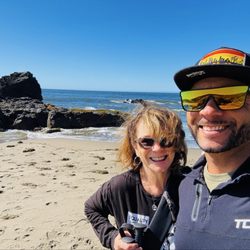 Pinnacle Gulch Coastal Access Trail - My son & I