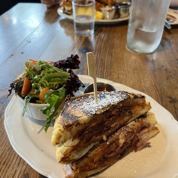 Ida Claire - Monte Cristo with side salad - Southern Near Me - Addison, Texas Ida Claire - Monte Cristo with side salad - Southern Near Me - Addison, Texas