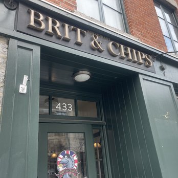 Brit & Chips - Signage - British Near Me - Montreal, Quebec