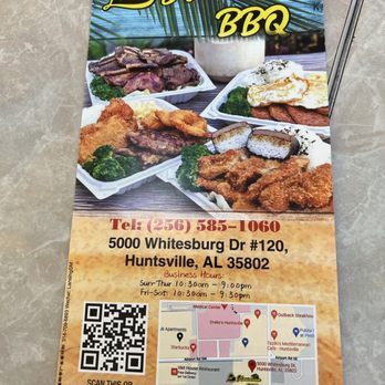 Luv Hawaiian BBQ - Use the QR code for menu; printed menu has old prices - Barbeque Near Me - Huntsville, Alabama Luv Hawaiian BBQ - Use the QR code for menu; printed menu has old prices - Barbeque Near Me - Huntsville, Alabama