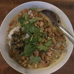 Golden curry w/ shrimp