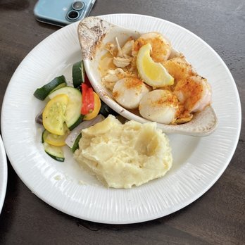 Waterman's Surfside Grille - Oh those plump tender lightly-seared scallops! - Bars Near Me - Virginia Beach, Virginia Waterman's Surfside Grille - Oh those plump tender lightly-seared scallops! - Bars Near Me - Virginia Beach, Virginia