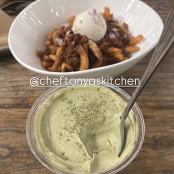 Chef Tanya's Kitchen - Chili crack cheese fries & a matcha haboob - Vegan Near Me - Palm Desert, California Chef Tanya's Kitchen - Chili crack cheese fries & a matcha haboob - Vegan Near Me - Palm Desert, California