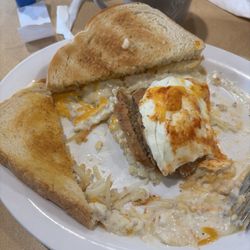 Breakfast & Burgers - Food is amazing and service is great too! I'm becoming a regular here