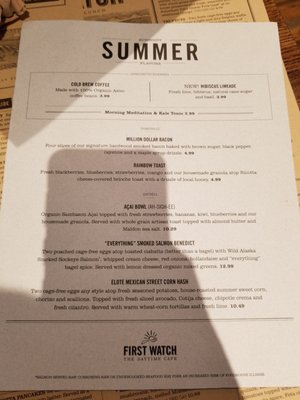 Menu photo 5 First Watch Houston, TX