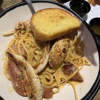 Crabby's Dockside - Chicken Cajun pasta - Seafood Near Me - Clearwater Beach, Florida Crabby's Dockside - Chicken Cajun pasta - Seafood Near Me - Clearwater Beach, Florida