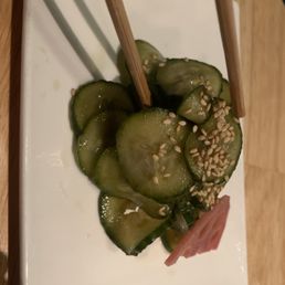 Cucumber sunomono Cucumber sunomono