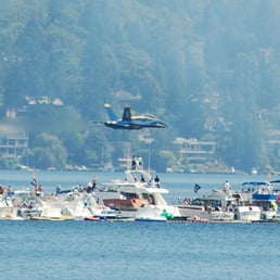 Pic of blue angel at Sea Fair in Seattle. Thanks Nikon zoom lense ;)