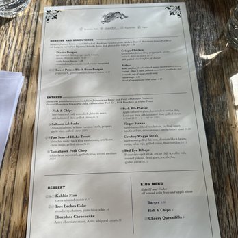 Diablo & Sons Saloon - Menu - Cocktail Bars Near Me - Boise, Idaho