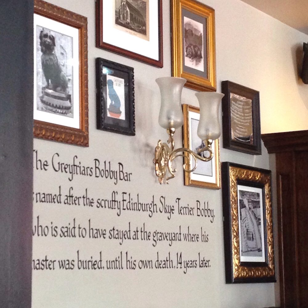 Inside the restaurant has more info too!