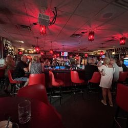 Buckhorn Supper Club - Supper Club table inside the bar has Great Lake views and bar vibe !