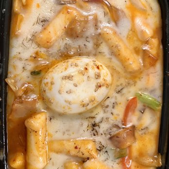 BAB Korean Bistro - Malden - T3. Cheese Tteok Bokki - smooth and tasty - Korean Near Me - Malden, Massachusetts BAB Korean Bistro - Malden - T3. Cheese Tteok Bokki - smooth and tasty - Korean Near Me - Malden, Massachusetts