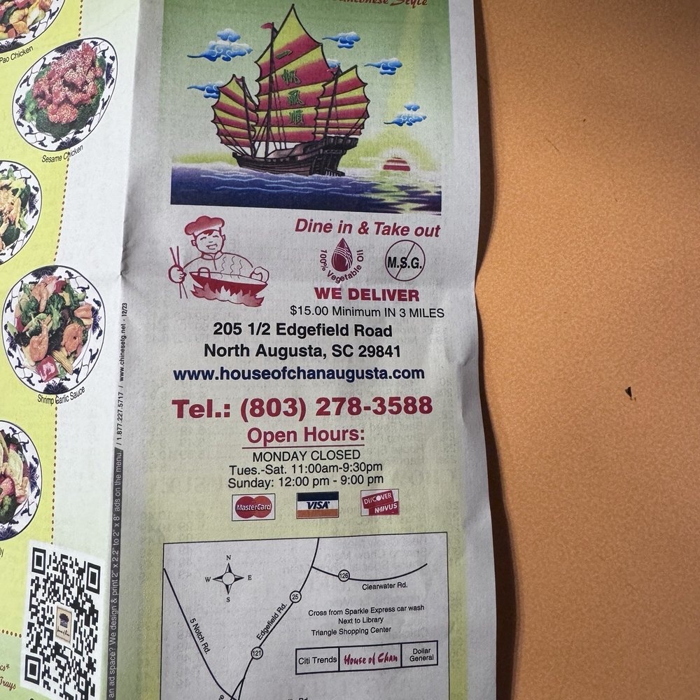 House of Chan - Menú Jan 2024 - Chinese Near Me - North Augusta, South Carolina House of Chan - Menú Jan 2024 - Chinese Near Me - North Augusta, South Carolina