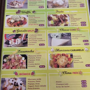 Blinkys Antojitos - menu - Juice Bars & Smoothies Near Me - Newton, North Carolina