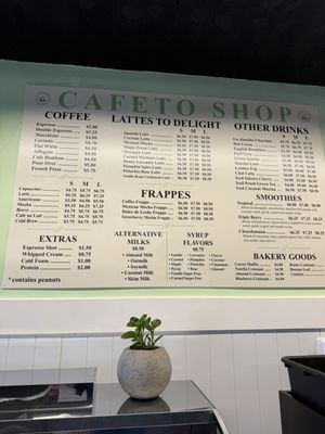 Menu photo 1 Cafeto Shop Saint Paul, MN