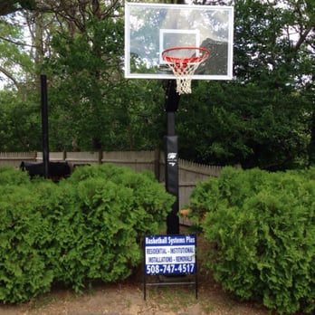 Basketball Systems Plus - Bison All conference system 1 piece4inch dia pole 36x48 inch acrylic board easy height adjuster - Sporting Goods Near Me - Plymouth, Massachusetts