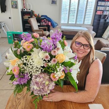 Ramblin' Rose Florist - Gorgeous funeral arrangement- one of the larger items - Florists Near Me - Lemoore, California