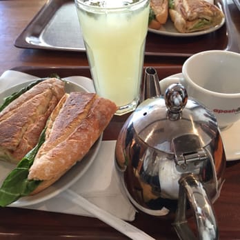 Apostrophe - Grilled chicken panini with fresh lemonade. Very nice. - Coffee & Tea Near Me - London, XGL