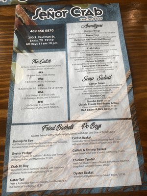 Menu photo 3 Señor Crab Seafood Bar Ennis, TX Menu photo 3 Señor Crab Seafood Bar Ennis, TX