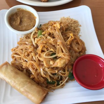 Jao Thai Kitchen - Pad Thai. I got a side of peanut sauce, because I love that stuff. - Thai Near Me - Melbourne, Florida