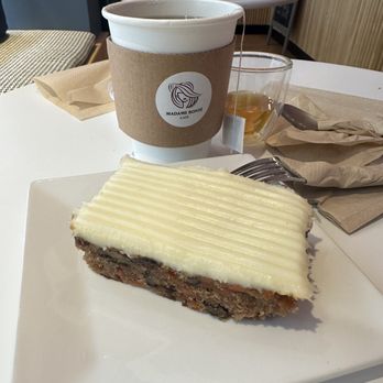 Madame Bonte Cafe - Very nice ingredients -black walnuts, plump raisins and carrot. - Breakfast & Brunch Near Me - New York, New York Madame Bonte Cafe - Very nice ingredients -black walnuts, plump raisins and carrot. - Breakfast & Brunch Near Me - New York, New York