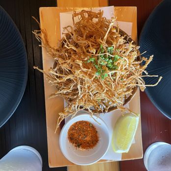 Mensho - Enoki chips - Noodles Near Me - Houston, Texas Mensho - Enoki chips - Noodles Near Me - Houston, Texas