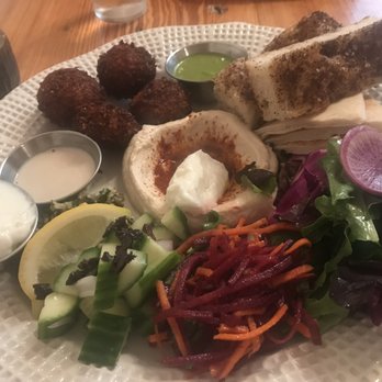 1000 Figs - Falafel Platter with a side of toum - Falafel Near Me - New Orleans, Louisiana 1000 Figs - Falafel Platter with a side of toum - Falafel Near Me - New Orleans, Louisiana